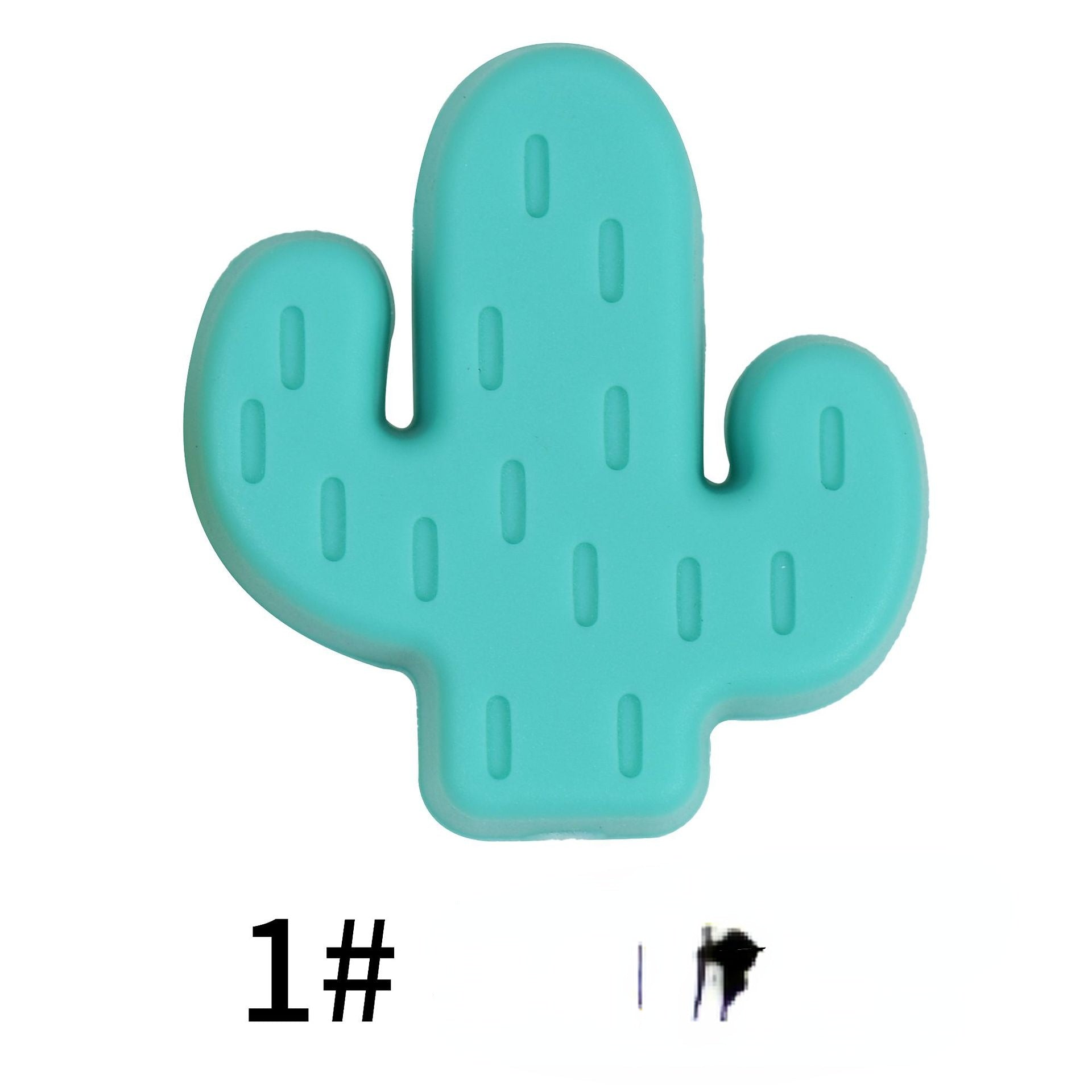 Cuentas de silicona de fruta de cactus de 20 piezas al por mayor 28/11/9 mm