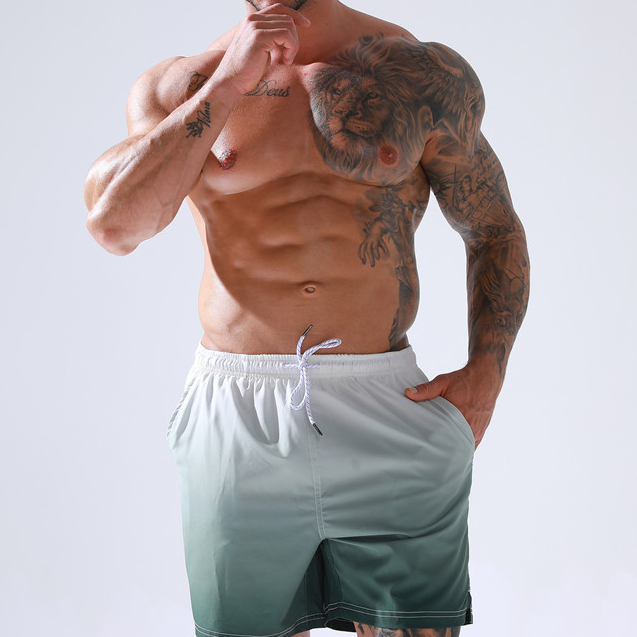 Wholesale Five Points Gradient Casual Shorts Printed Quick Dry Men's Swimwear