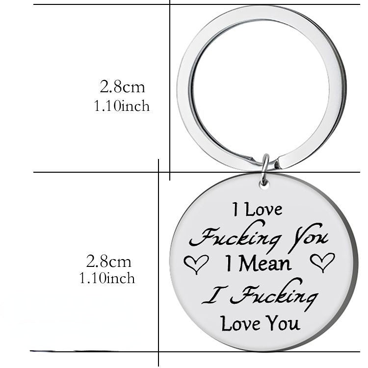 Llavero creativo de acero inoxidable al por mayor Be His Angel