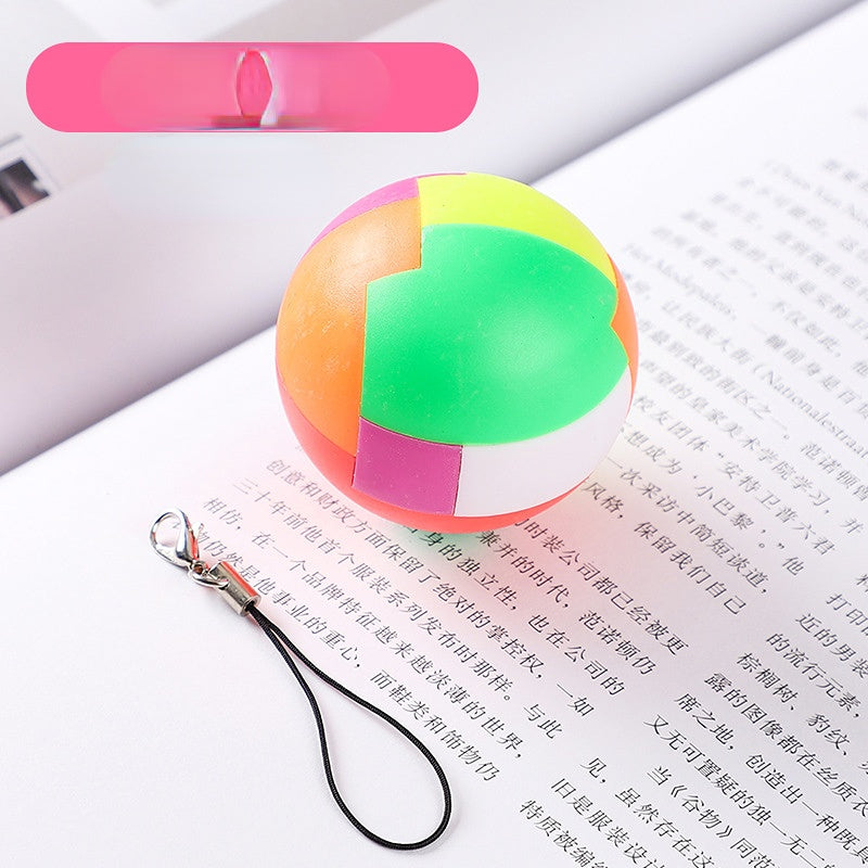 Wholesale Intelligent Assembly Ball Plastic Keychains