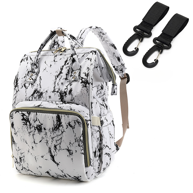 Mochila para madre y bebé con patrón de vaca de tela Oxford al por mayor