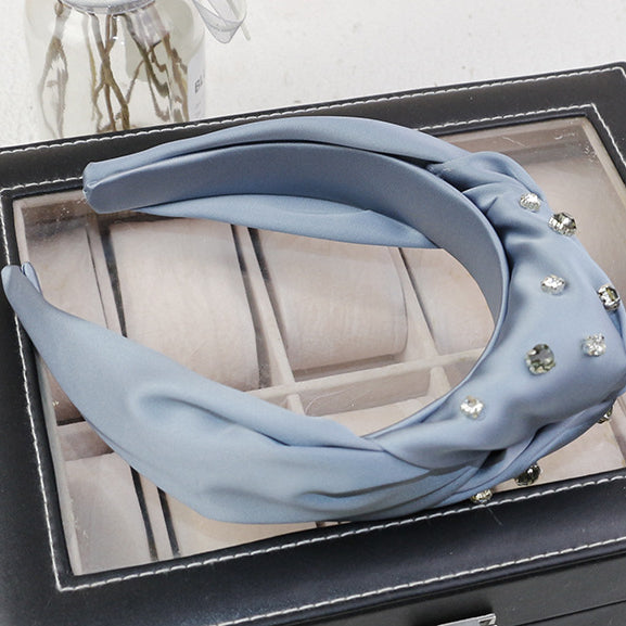 Diadema De Tela De Diamantes De Imitación al por mayor