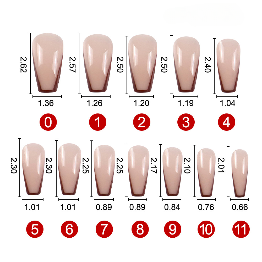 Parches de mejora de uñas extendidas de color sólido sólido de plástico al por mayor