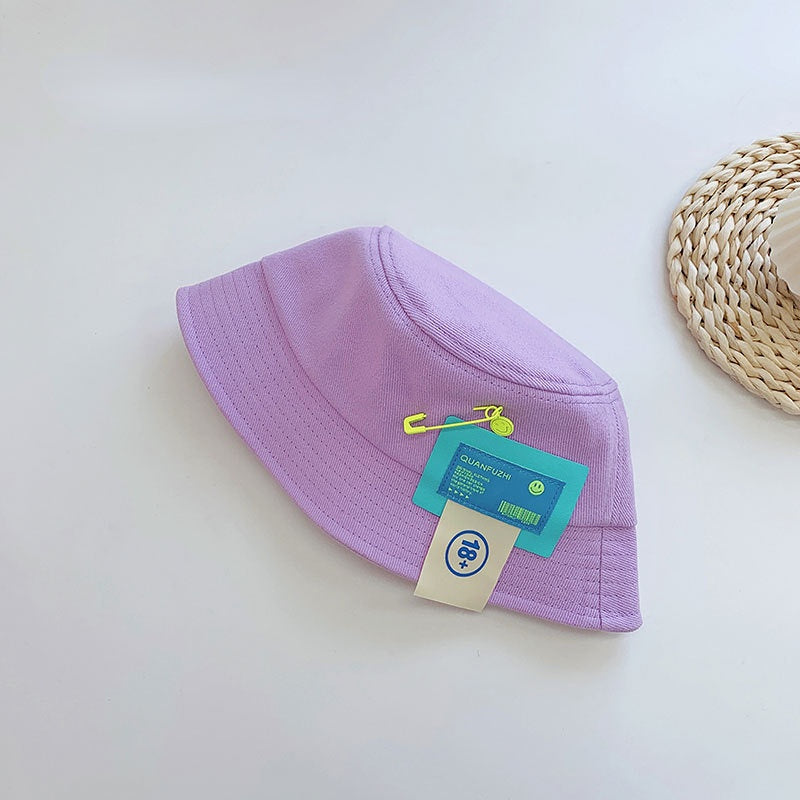 Venta al por mayor Sombrero de pescador fino de algodón para niños