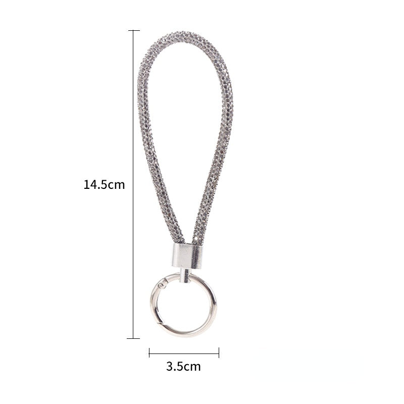 Llaveros De Metal Con Diamantes De Imitación De Cordón De Diamantes De Imitación al por mayor