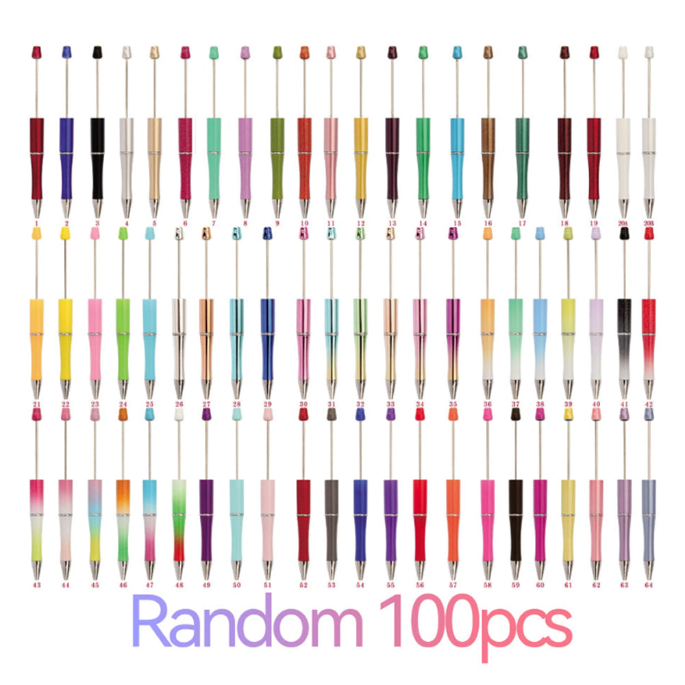 Wholesale Beadable Pens 100pcs Plastic DIY for Beaded Pens