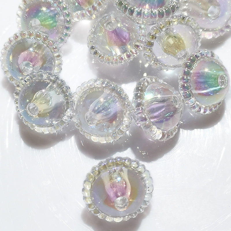 Cuentas acrílicas coloridas de hielo al por mayor