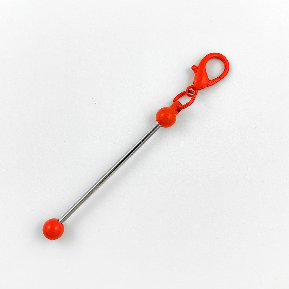 Wholesale Beadable Bar Mini Metal DIY Beadable Keychains