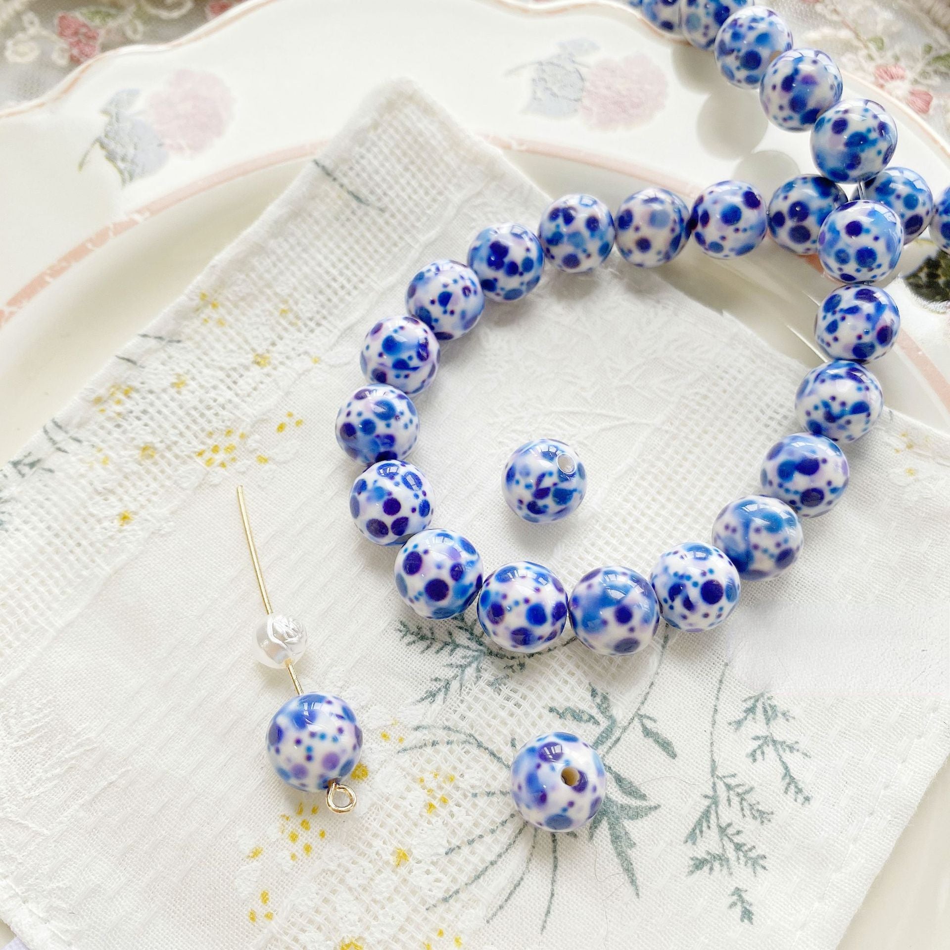 Wholesale 10mm Resin Printing Beads