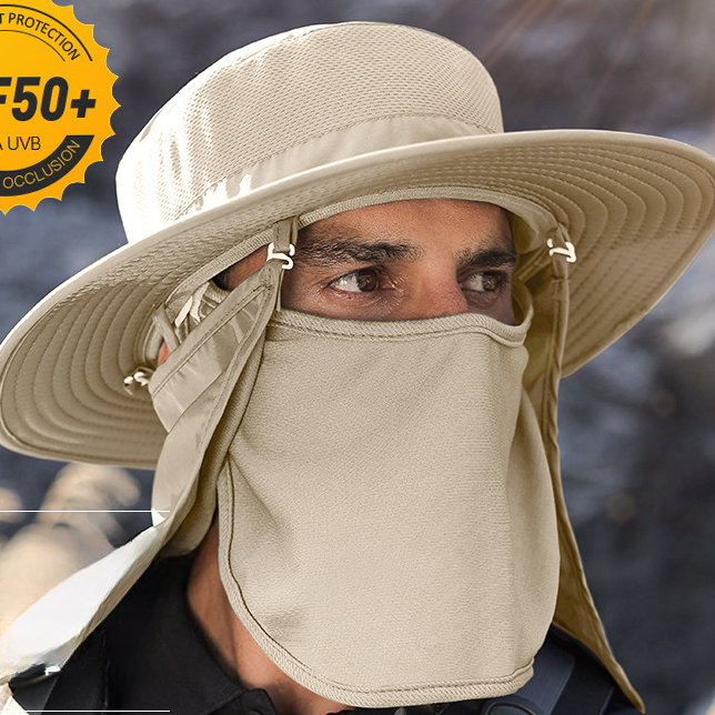 Wholesale Polyester Fiber UV Protection Bucket Hat Black Camouflage