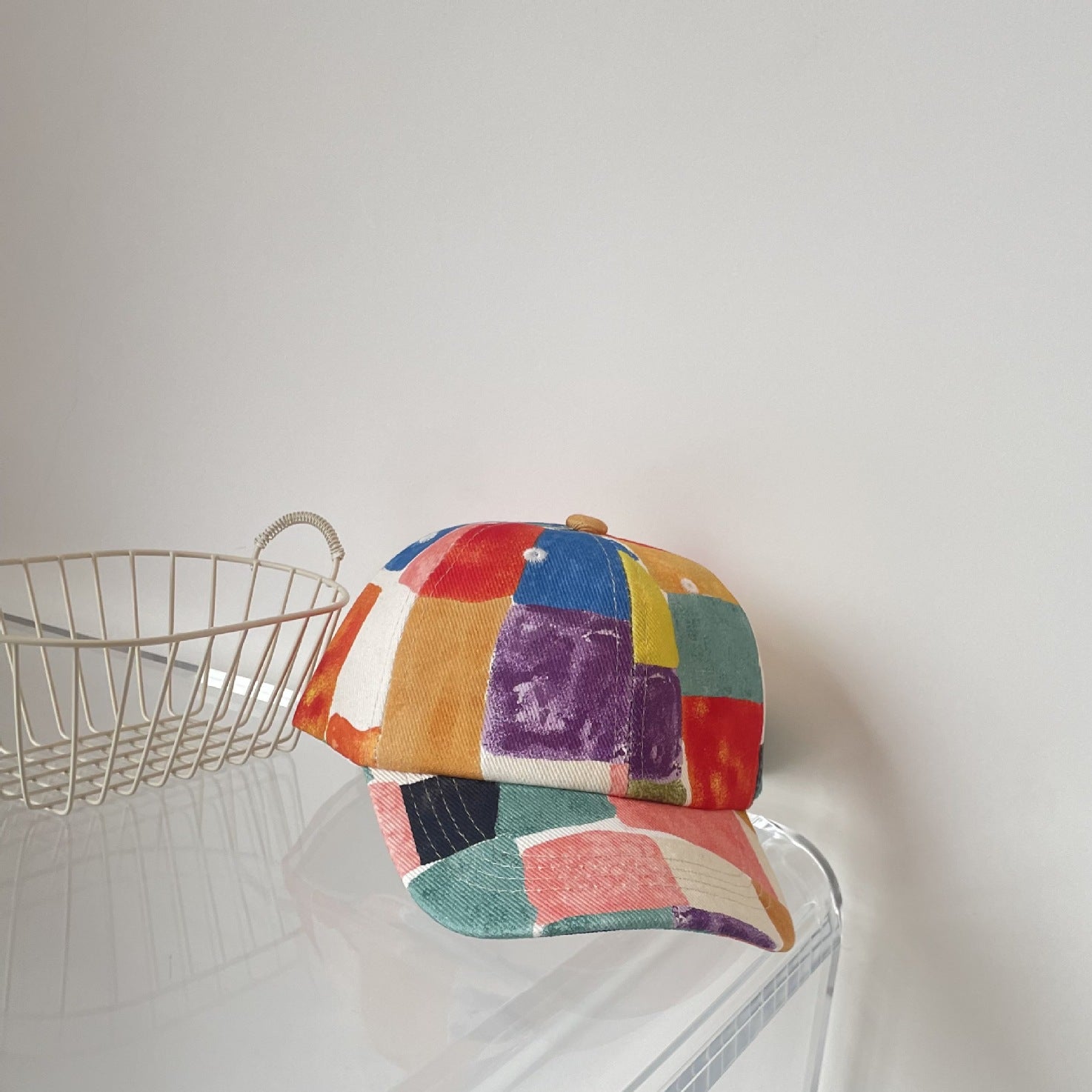 Venta al por mayor Graffiti acrílico Kids Colorful Bucket Hat