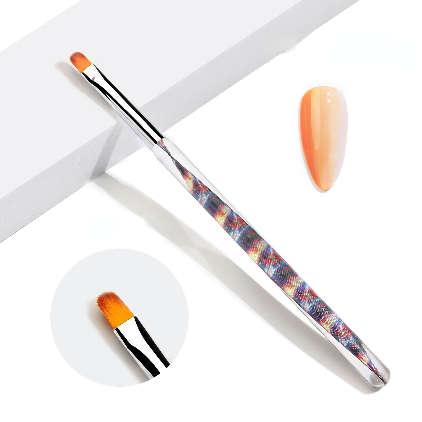 Cinta acrílica al por mayor Juego de bolígrafos para uñas Pegatinas para uñas