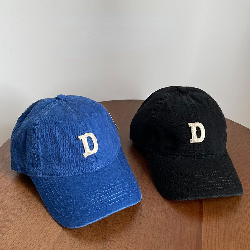 Wholesale Letter D Embroidery Cotton Baseball Cap