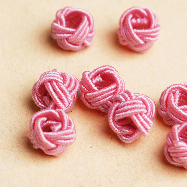 Wholesale 80PCS/PACK 8MM Hand Knotted Buttons Beads