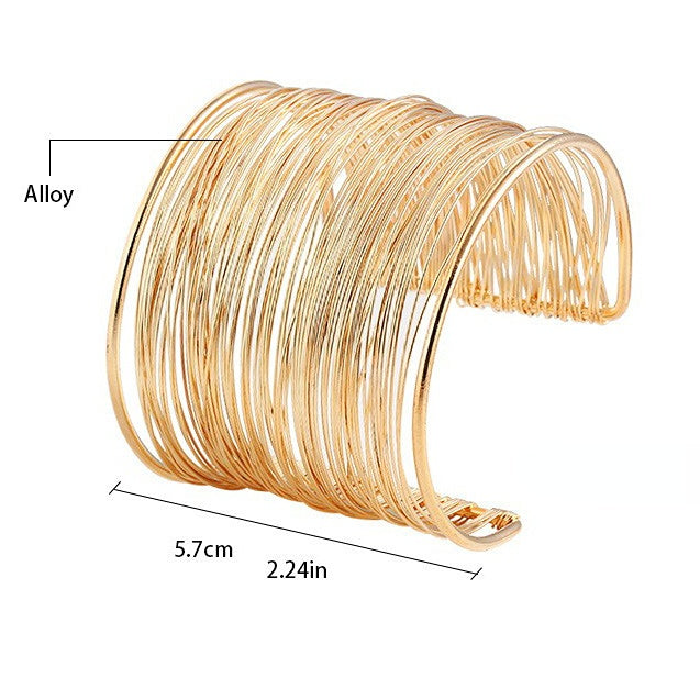 Wholesale Vintage Exaggerated Punk Alloy Bracelet