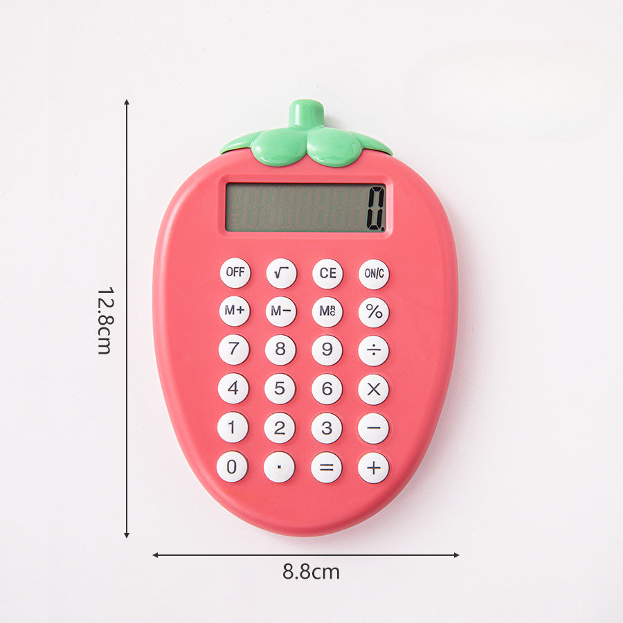 Wholesale Plastic Cartoon Calculators, Cute Cat Paws, Radishes, Strawberries