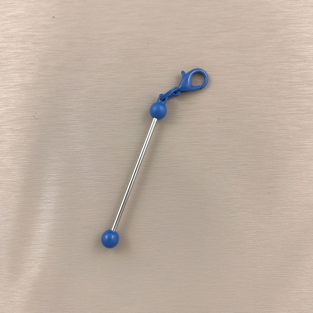 Wholesale Beadable Bar Mini Metal DIY Beadable Keychains