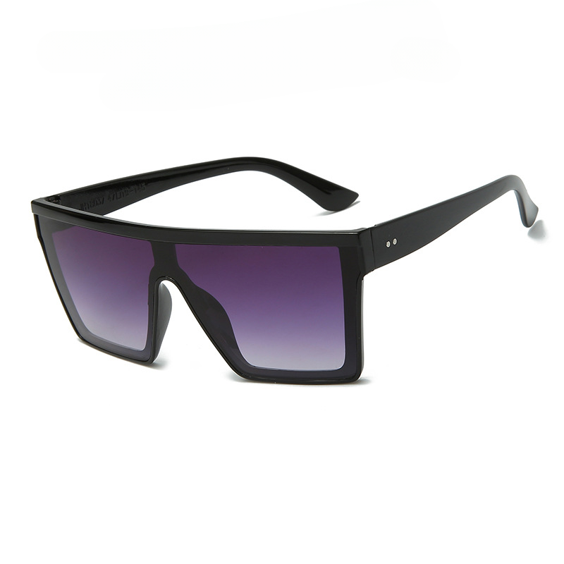 Wholesale PC Ocean Film Square Big Frame Sunglasses