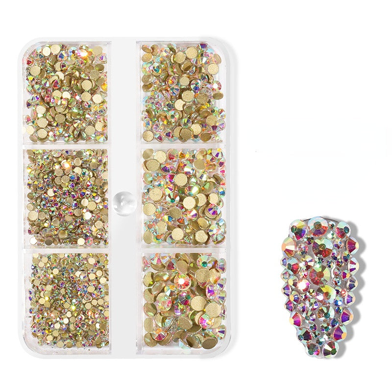 Wholesale Pearl 16-pack Nail Rhinestone Jewelry