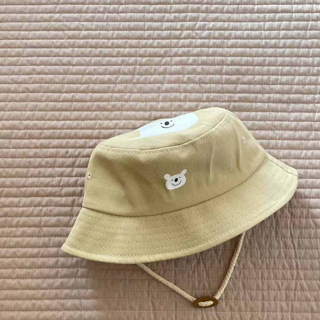 Venta al por mayor algodón niños compensado Big B carta cubo sombrero