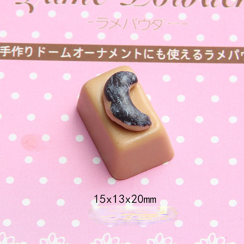 Wholesale 20PCS 10-20MM Imitation Chocolate Resin Flatback