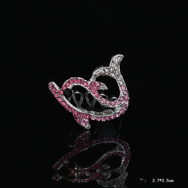 Wholesale Alloy Kids Metal Diamond Crown Hair Accessories