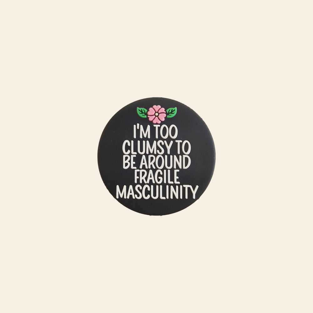 Wholesale 10pcs Cartoon Round Silicone Focal Beads