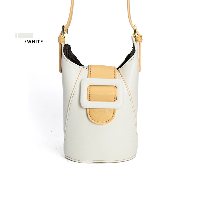 Wholesale 2023 Bucket Bag Match Color Belt Buckle Shoulder Bag OLY-SD-YS002
