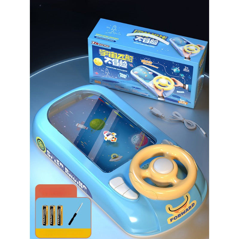 Wholesale ABS Challenge Adventure Children's Steering Wheel Electric Table Games
