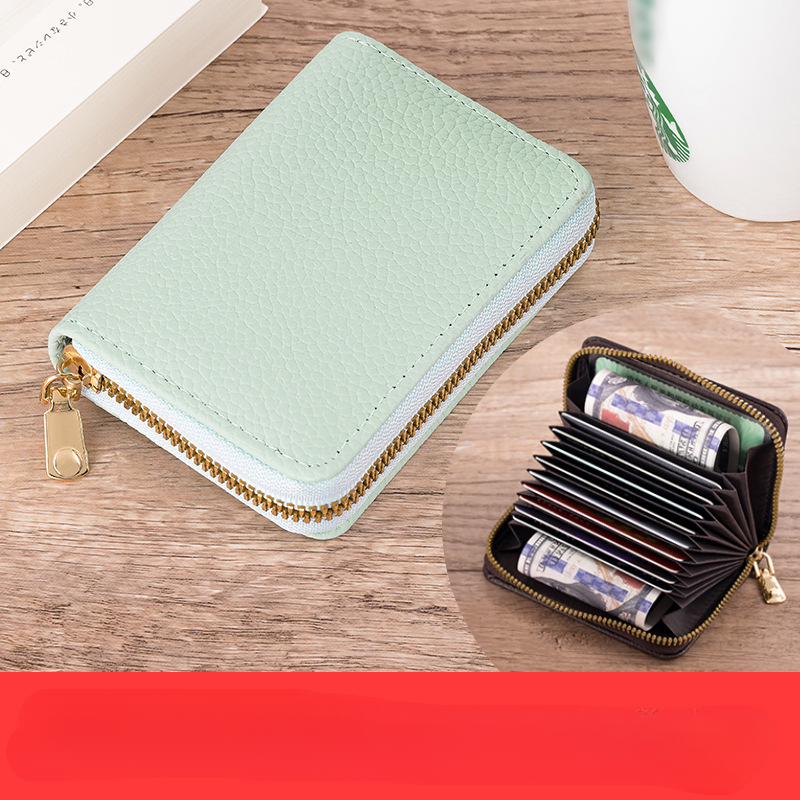 Wholesale PVC Lychee Pattern Organ Card Holder