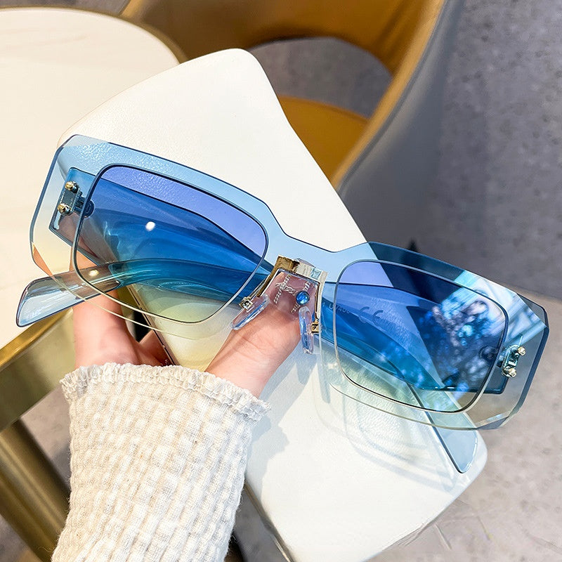 Wholesale PC Square One-piece Rice Nail Sunglasses