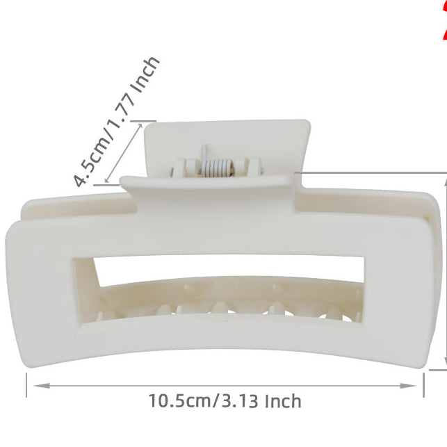 Wholesale Large Matte Plastic Hair Clips Set