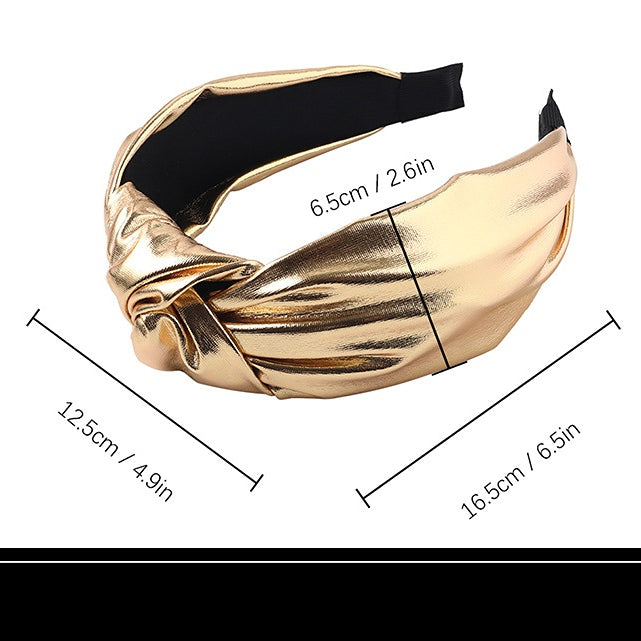 Wholesale Bright Color PU Fabric Headband