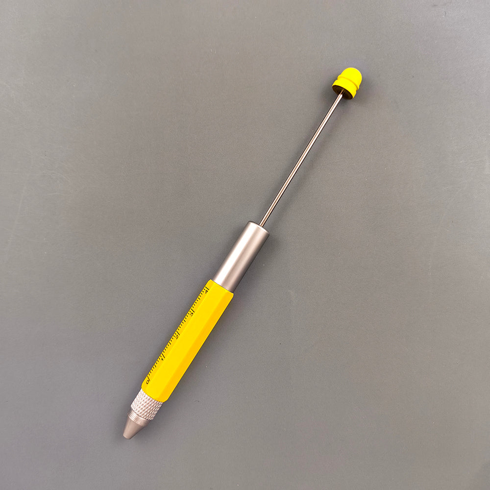 Wholesale Beadable Pens Writing Scale Touch Screwdriver Multifunctional Pen DIY Metal Pen
