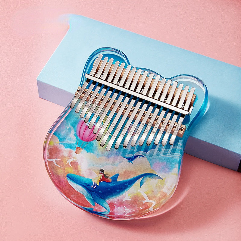 Venta al por mayor Starry Bear Thumb Kalimba Acrylic TOY