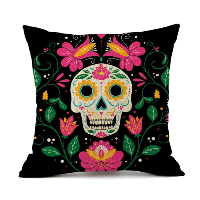 Wholesale Halloween Pillow Covers Skeleton Head Pillow Covers