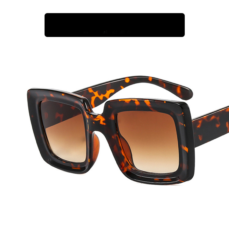 Gafas de sol de marco grande de PC cuadrado al por mayor