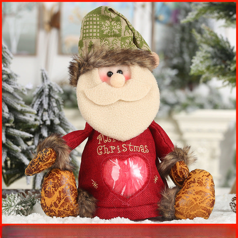 Wholesale Christmas Decorations Cartoon Fabric Tote Bags Gift Bags