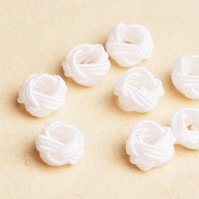 Wholesale 80PCS/PACK 8MM Hand Knotted Buttons Beads