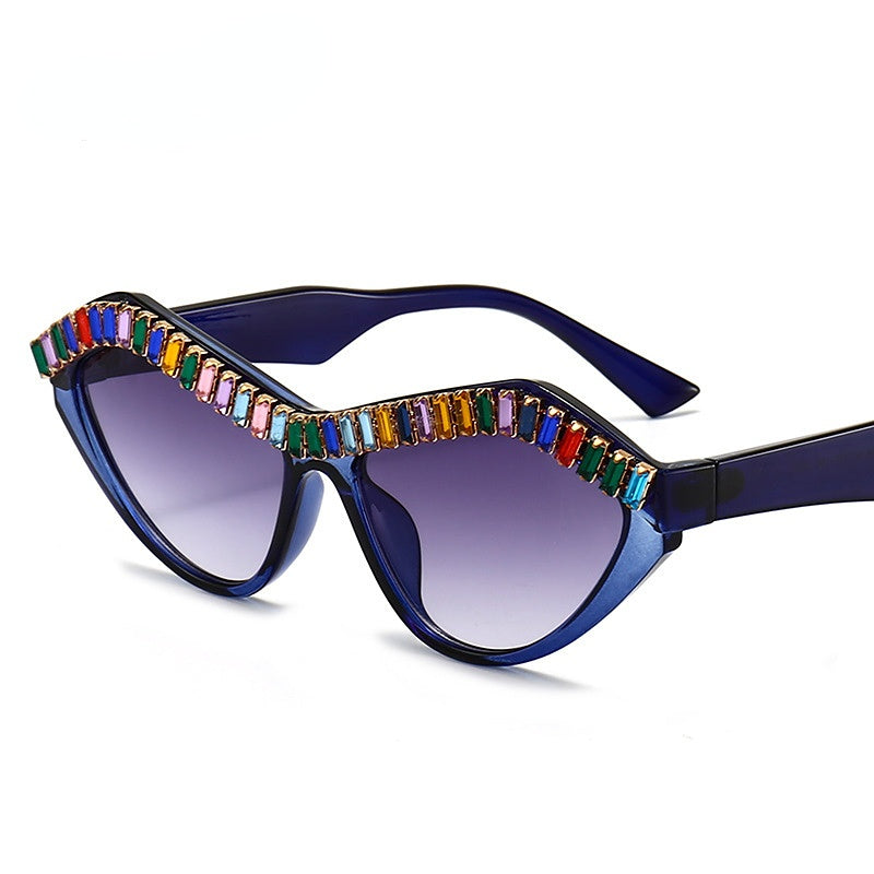 Wholesale PC Studded Butterfly Stage Show Sunglasses