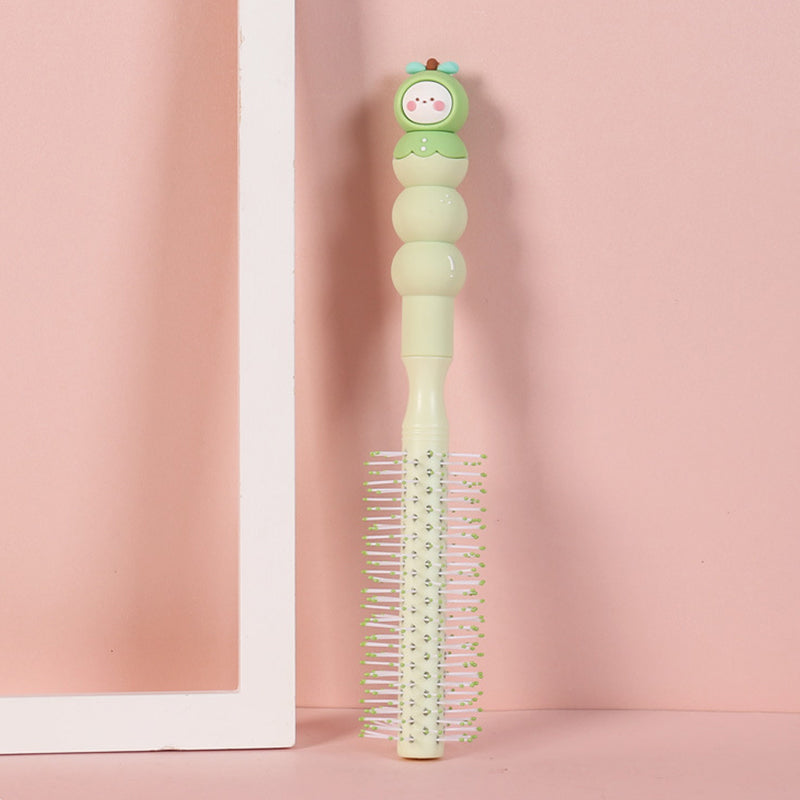 Wholesale Anti-static Rolling Comb Curly Hair Straightening Comb OLY-HT-RSH001