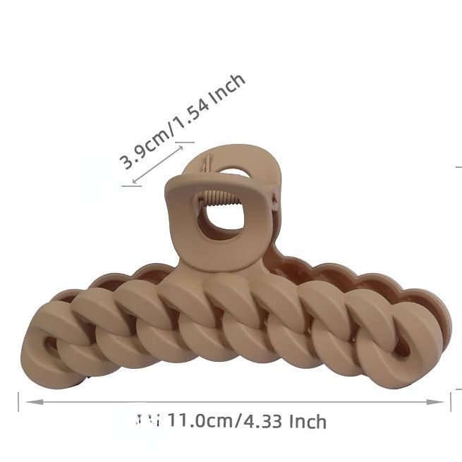 Wholesale Large Matte Plastic Hair Clips Set