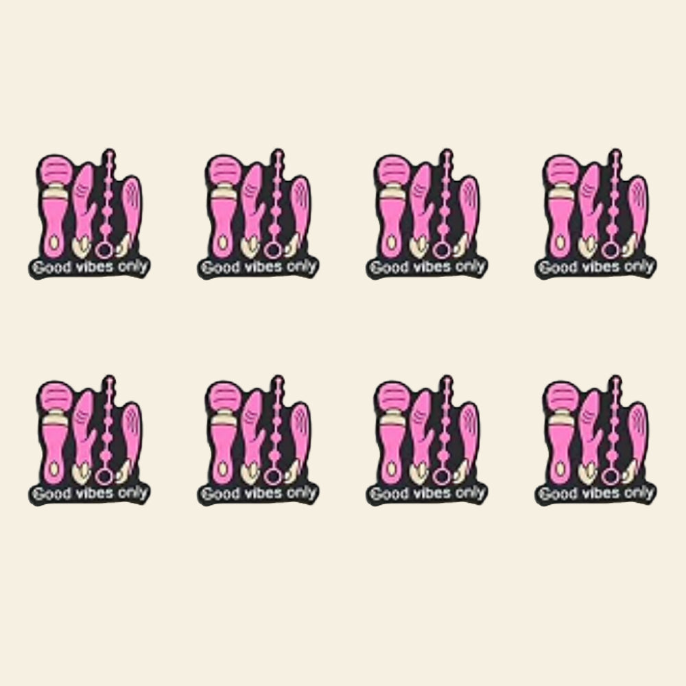 Wholesale 10pcs Cartoon Pink Silicone Focal Beads