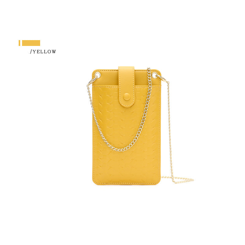 Venta al por mayor 2023 Bolsa de mensajero con patrón tejido de sección delgada vertical OLY-SD-YS001