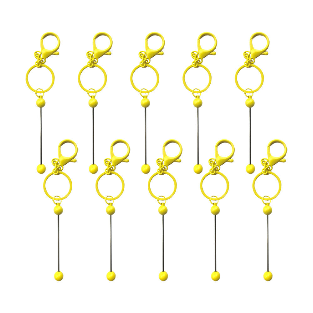 Wholesale Beadable Bar Metal DIY Keychain Bar