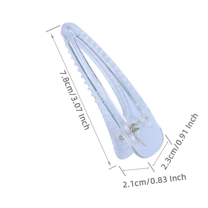 Wholesale Hollow Water Drop Plastic Hair Clips