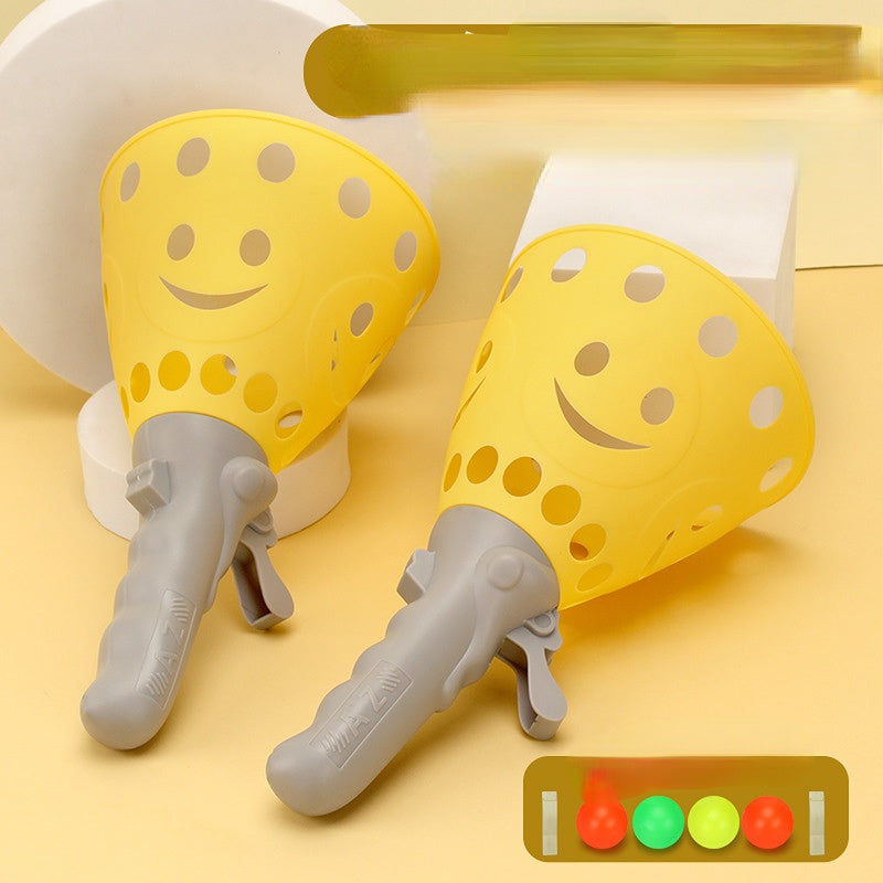 Venta al por mayor JUGUETE plástico de la bola elástica doble de los niños