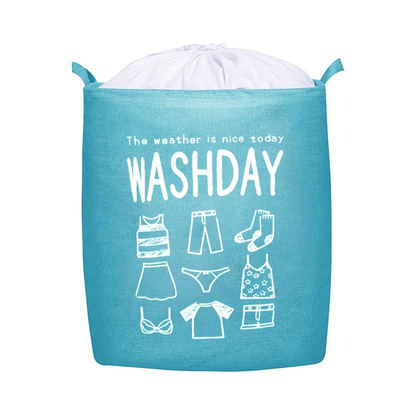 Wholesale Linen Foldable Dirty Clothes Storage Basket