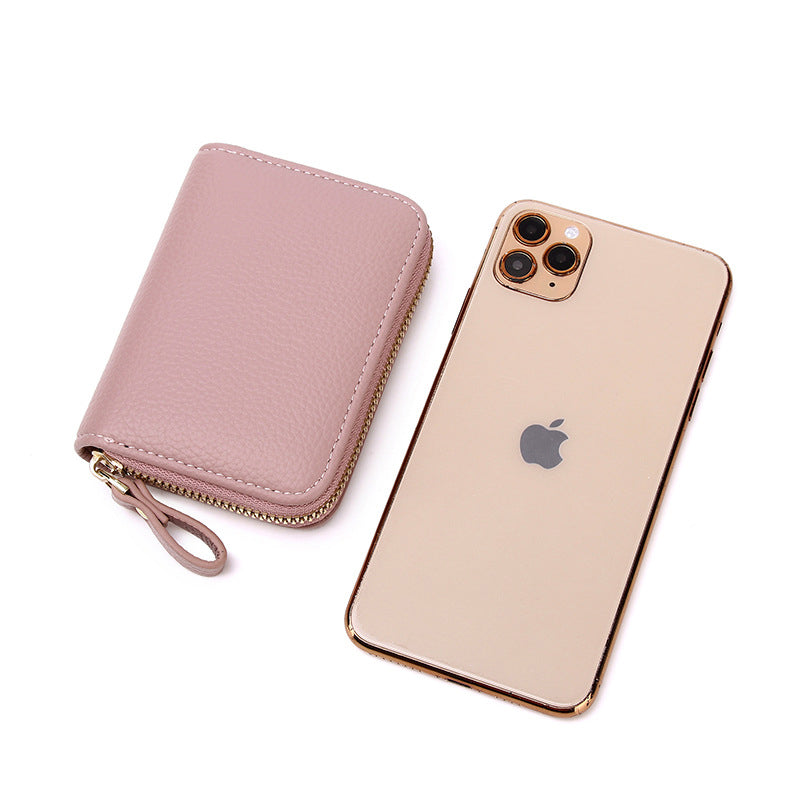 Titular de la licencia de conducir de la cartera del titular de la tarjeta de la cremallera multifuncional al por mayor OLY-WT-YS002