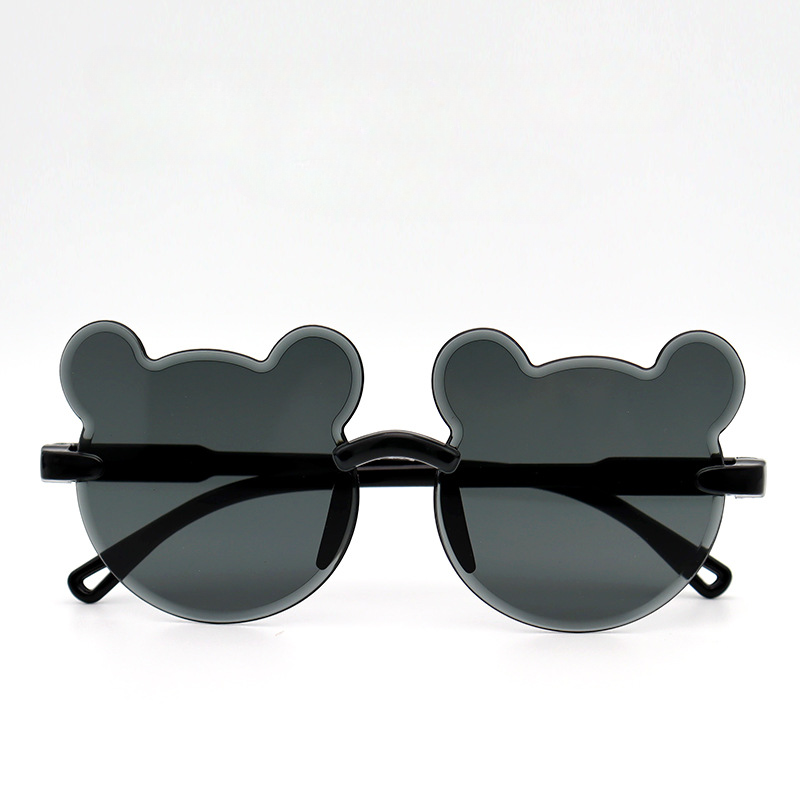 Wholesale Resin Bear One-piece Frame Children's Sunglasses